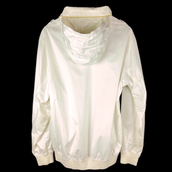 Neff Customs White And Gold Full Zip Hidden Hooded Unisex Jacket - Picture 11 of 13